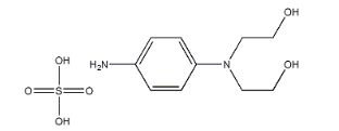 N,N-BIS(BETA-HYDROXYETHYL)-P-PHENYLDIAMINE SULFATE 54381-16-7.png